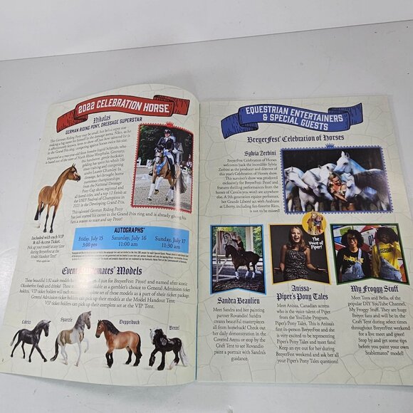 Breyerfest 2022 Official Program Prost Breyer Horse Event Catalog - Picture 8 of 9
